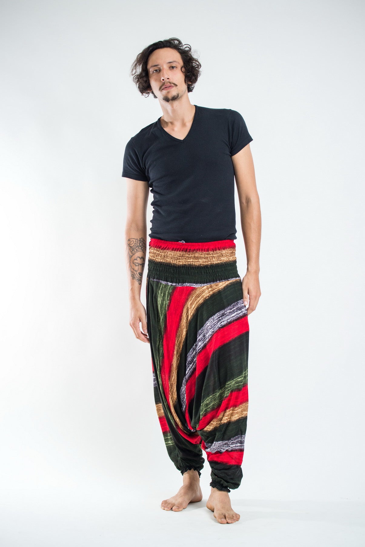 Striped boho pants store