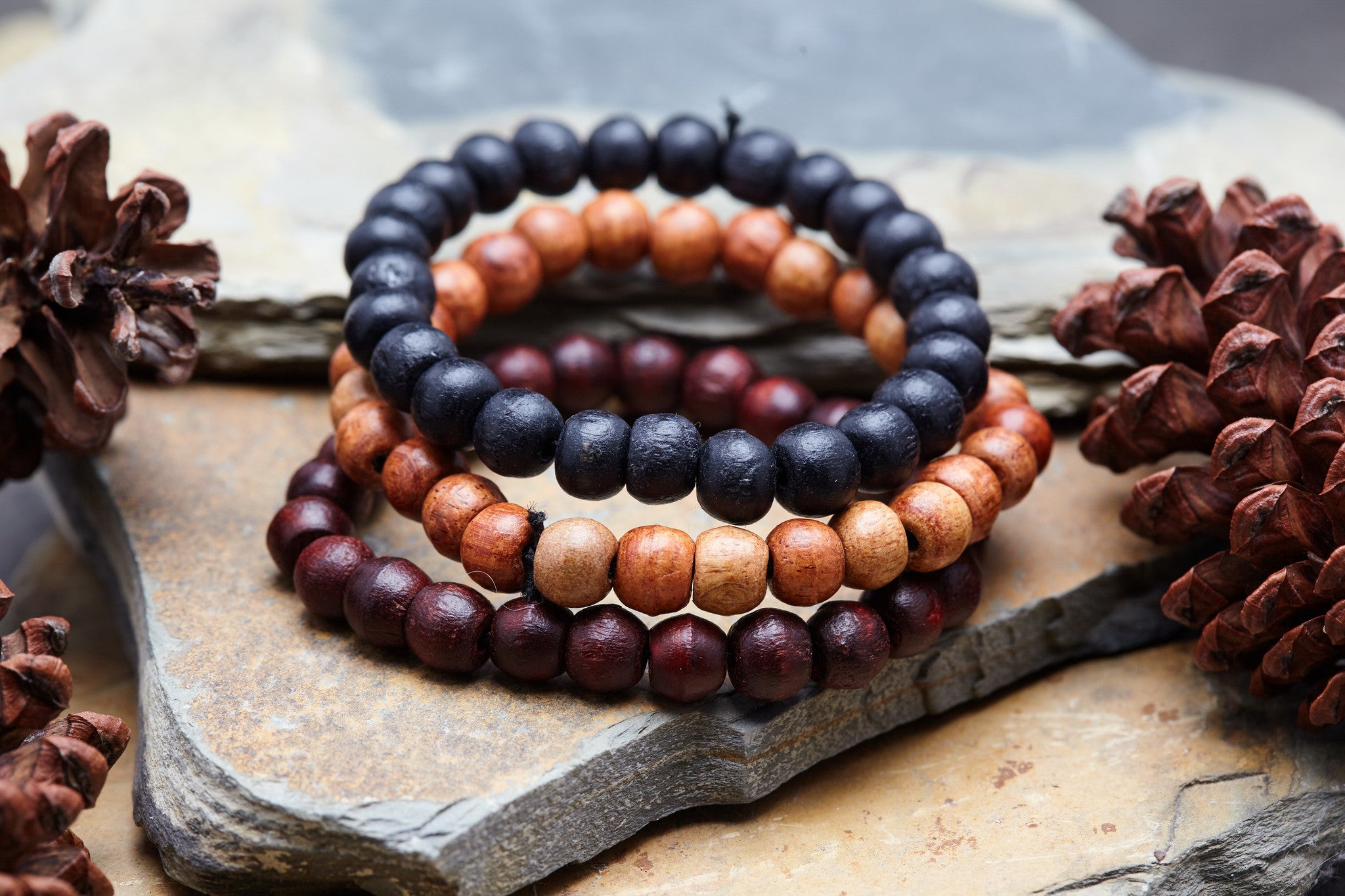 bd5130, bead mix, bone, wood, macrame, boho, natural beads, beads made of  natural materials, tribal beads